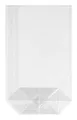 Produktbild: HEKU 100er Packung Transparente Bodenbeutel 160x95x35mm I Stabiler Kreuzboden I Reißfestes Polypropylen Material I Ideal für Süßigkeiten & selbstgebackene Plätzchen