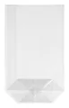 Produktbild: 100er Packung Transparente Bodenbeutel 160x95x35mm I Stabiler Kreuzboden I Re...