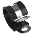 Produktbild: 5x P-Clip Leitungsschelle mit Gummi 13mm Rohrschelle Befestigungsschelle