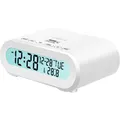 Produktbild: LogiLink SC0121W Radiowecker FM USB Fühlbare Tasten, Weckfunktion Weiß