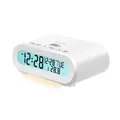 Produktbild: Radiowecker Wecker Radio FM Alarm Temperatur Timer Display weiß