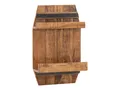 Produktbild: Woodkings Wandregal Barrel 45x70x18cm Holz rustikal Hängeregal Vintage Design