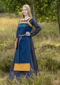 Produktbild: Battle-Merchant Wikinger Trägerkleid / Schürzenkleid Hilja mit Stickerei, blau