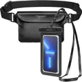 Produktbild: Wasserdichte Schutzhülle + Tasche Universal Spigen A621 Case Cover Etui Schwarz