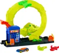 Produktbild: Hot Wheels Spielzeugauto Trackset, Tankstelle mit Schlange Spielset  (US IMPORT)