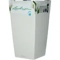 Produktbild: Lechuza Blumentopf hoch Cubico 22 weiß Hochglanz