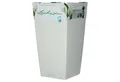 Produktbild: Lechuza® Pflanzkübel Lechuza Blumentopf hoch Cubico 22 weiß Hochglanz (1 St)