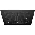 Produktbild: Steinberg Sensual Rain Regenpaneel, LED-Beleuchtung, Komplettset, Deckeneinbau, 3-strahlig, Easy-Clean, 800x800mm, 3906680S, Farbe: Mattschwarz