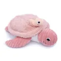 Produktbild: LES DÉGLINGOS - Plüschtier Sauvenou die Schildkröte Mama und Sohn Baby – Original – Schmusetuch ideal ab der Geburt – Geschenkidee zur Geburt – weiches Plüschtier – Rosa 73501