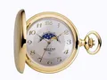 Produktbild: Regent P-731 Savonnette Mondphasen-Taschenuhr mit Kette Schweizer Werk