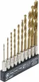 Produktbild: BGS HSS-Bohrer-Satz | titan-nitriert | 1,5 - 6 mm | 10-tlg.