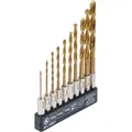 Produktbild: BGS 50801 HSS-Bohrer-Satz | titan-nitriert | 1,5 - 6 mm | 10-tlg.