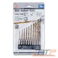 Produktbild: BGS DIY HSS-BOHRER-SATZ 10-TLG.TITAN-NITRIERT 1,5 - 6mm MIT SECHSKANT-AUFNAHME