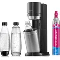 Produktbild: Sodastream Wassersprudler Duo, schwarz, inkl. 1 Zylinder, Glasflasche und PET-Flasche