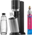 Produktbild: SodaStream Wassersprudler DUO, (Set, 4-tlg), CO2-Zylinder, 1L Glasflasche, 1L spülmaschinenfeste Kunststoff-Flasche