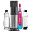 Produktbild: sodastream DEV-DUO-S-1GF Wassersprudler-Duo-Set titan-silber