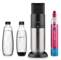 Produktbild: sodastream DEV-DUO-S-1GF Wassersprudler-Duo-Set titan-silber