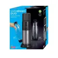 Produktbild: SodaStream duo Wassersprudler Schwarz Edelstahl — 60L CO2