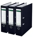 Produktbild: Leitz Qualitäts-Ordner 180° A4 8cm 3er Pack Schwarz Recycling 600 Blatt