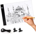 Produktbild: Led Licht Pad A4, Leuchttisch A4 Tragbare LED, Leuchttisch LED Zeichenbrett, mit