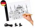 Produktbild: Led Licht Pad A4, Leuchttisch A4 Tragbare LED, Leuchttisch LED Zeichenbrett,