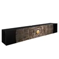 Produktbild: Riess Ambiente Hängendes TV-Lowboard GOLDEN Sunset 160cm schwarz Gold Mangoholz Handmade Wohnzimmerschrank Esszimmerschrank Hängeschrank