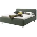 Produktbild: Polsterbett in meliertem Webstoff  ¦ grün ¦ Maße (cm): B: 184 H: 105