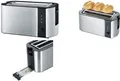 Produktbild: Severin AT 2590 Toaster 2 Scheibe(n) 1400 W Schwarz - Silber (AT 2590)