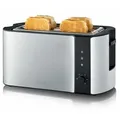 Produktbild: SEVERIN AT 2590 Langschlitz Toaster, 4 Scheiben, 1400W, inox