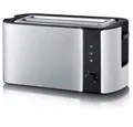 Produktbild: Severin Toaster Severin AT 2590 Langschlitz-Toaster edelstahl-bürstet, Langschlitztoaster, für Brötchen-Aufsatz integriert