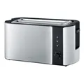 Produktbild: Severin AT 2590 Automatik-Langschlitztoaster Edelstahl-gebürstet/schwarz (2.Wahl