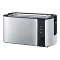 Produktbild: Severin AT 2590 Automatik-Langschlitztoaster Edelstahl-gebürstet/schwarz