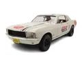 Produktbild: GREENLIGHT collectibles Modellauto Ford Mustang Coupe #23 1967 weiß Thrill Circus The Mod Squad, Maßstab 1:18