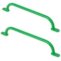 Produktbild: TRIBECCO Klettergriffe für Spielplatz, Klettergerüst, Hochbett & Indoor Kletterwand (550 mm Lindgrün, 2 Stücke)