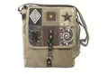 Produktbild: Sunsa Umhängetasche Sunsa Damen Umhängetasche. Canvas Messenger Tasche in Patchwork Design, Patchwork mit Details
