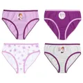 Produktbild: United Labels Disney Frozen Panty für Mädchen - Die Eiskönigin Kinder Slip Unterhose Unterwäsche Lila (4er Pack) (DE/NL/SE/PL, Numerisch, 122, 128, Regular, Lila)