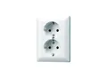 Produktbild: Jung SCHUKO-Steckdose aws 16A 250V 2-fach AS 5020 U WW (AS5020UWW)