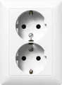 Produktbild: Jung SCHUKO-Steckdose aws AS 5020 U WW Steckdosen AS5020UWW SCHUKO-Steckdose