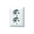 Produktbild: Jung SCHUKO-Steckdose aws 16A 250V 2-fach AS 5020 U WW