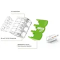 Produktbild: Wago - Green Range nachhaltige Verbindungsklemme 2-Leiter, bis 4mm2 mit Hebel 5-Leiter 8 Stück