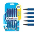 Produktbild: Paper Mate Flexgrip Ultra-Druckkugelschreiber | mittlere Spitze (1,0 mm) | blaue Tinte | 5 Stück
