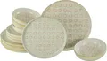 Produktbild: CreaTable Teller-Set Uno Emiliana, Tellerset 12-tlg (12-tlg), 4 Personen, Steinzeug, Shabby Look, Vintage Style