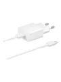 Produktbild: Samsung 15W USB-C Charger. 1m USB-C Cable. White