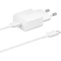 Produktbild: Wandladegerät Samsung Power Adapter 15W PD + USB-C Kabel, weiß