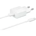Produktbild: Samsung - Ep-t1510xwegeu Usb Ladegerät 15 W 1x Usb-c® Weiß Schnellladegerät