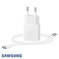 Produktbild: Samsung 15 Watt Schnellladegerät USB-C Datenkabel für Original Galaxy S24+ S23+