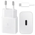 Produktbild: Samsung Original Power Adapter mit USB-C-Kabel - Ladegerät - USB-C-Anschluss - F
