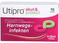 Produktbild: Utipro akut & protect Kapseln gegen Harnwegsinfekte, 15 Stück