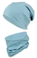 Produktbild: TupTam Beanie Kinder Beanie Mütze Schlauchschal Set aus Jersey und Rippstoff