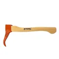 Produktbild: Stihl 0000 881 2800 Handsappie mit Stiel aus Eschenholz, erleichtert das Heben und Rücken von Holz, Farbe: Orange